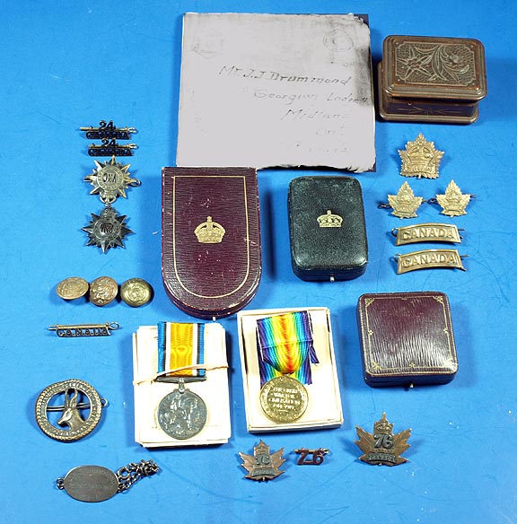 medal collection Drummond medals